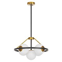 Подвесной светильник Lumina Deco Donzano LDP 8034-5 BK+WT