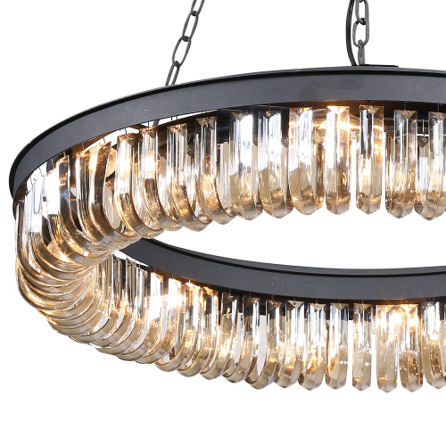 Люстра Crystal 8 black фото 2