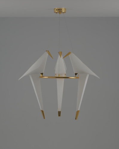 Подвесной светодиодный светильник Moderli V3071-3PL origami Birds 3*LED*6W фото 3