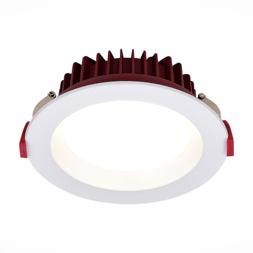 ST752.538.07 Св-к встр. Белый LED 1*7W 3000K 560Lm Ra80 100° IP44 D115xH47 100-240VV Встраиваемые светильники фото 4