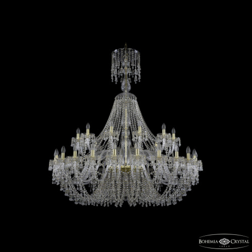 Люстра хрустальная 1410/24+12/530/XL-156 G V0300 Bohemia Ivele Crystal (Богемия Ивеле Кристалл)