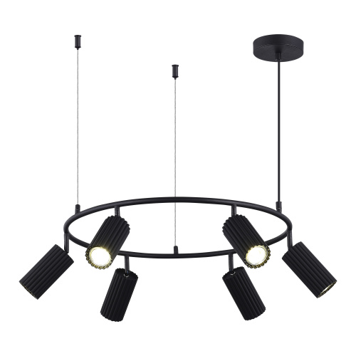 SL1213.403.06 Светильник подвесной ST-Luce Черный/Черный GU10 6*5W 4000K KENDO фото 5