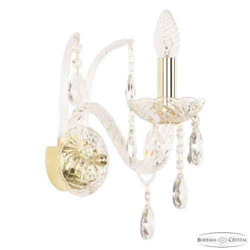 Бра хрустальные 105B/1/165 G Bohemia Ivele Crystal (Богемия Ивеле Кристалл)