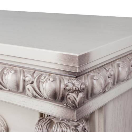 Каминокомплект ROMANO/ЛИОН Бежевый дуб с серой патиной с очагом Электроочаг EPSILON/ЭПСИЛОН 33 фото 7