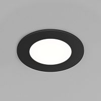 DK3101-BK Встраиваемый влагозащищенный светильник, IP65, до 10 Вт, LED, GU5,3, черный