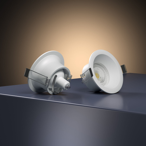 Светильник встраиваемый Andi GU10 белый IP44 25061/01 фото 3