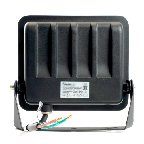 Светодиодный прожектор Feron.PRO LL-1000 IP65 30W 6400K черный фото 7