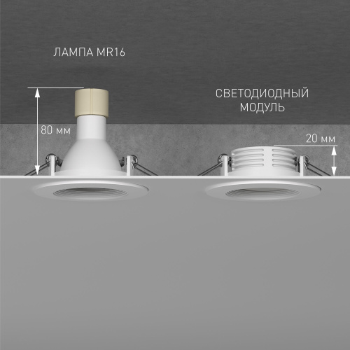 Светодиодный модуль 7W 3000K 60° BMGU1003 фото 2