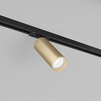 DK6202-BG Трековый светильник IP 20, 15 Вт, GU10, матовое золото с черным, алюминий