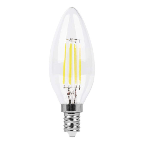 Лампа светодиодная диммируемая Feron LB-166 Свеча E14 7W 230V 4000K фото 2