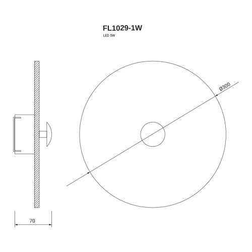 Бра Fluorite FL1029-1W фото 9