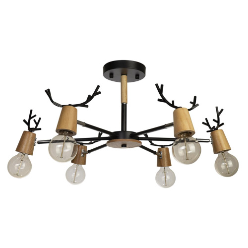 10024/6 Black Люстра на штанге LOFT IT Sven 10024/6 Black Люстра на штанге LOFT IT Sven