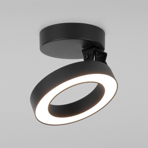 Накладной светодиодный светильник Spila черный 25105/LED
