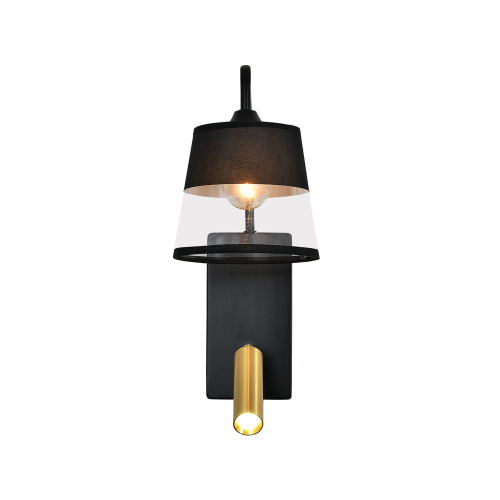 Настенный светильник Escada 598/1A E27*40W Black/Brass фото 3