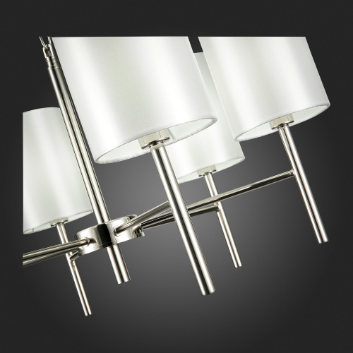 SLE107303-06 Светильник подвесной Никель/Белый E14 6*40W NOIA фото 9