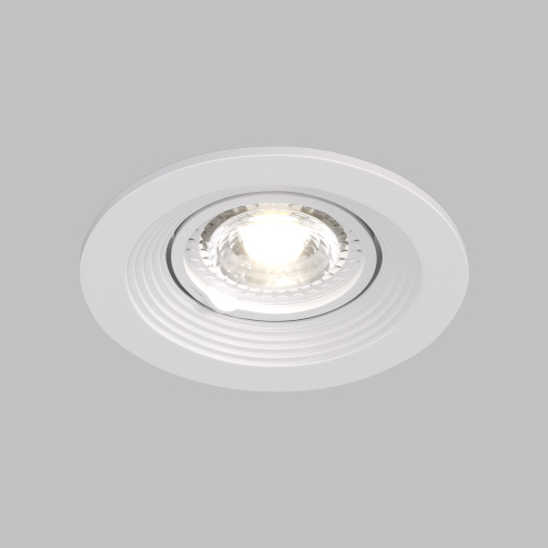 DK3029-WH Встраиваемый светильник, IP 20, 10 Вт, GU5.3, LED, белый, пластик фото 3