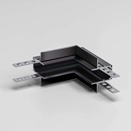 Slim Magnetic Коннектор угловой внутренний для встраиваемого шинопровода под ГКЛ 9,5мм (черный) 85213/00 85213/00 фото 4