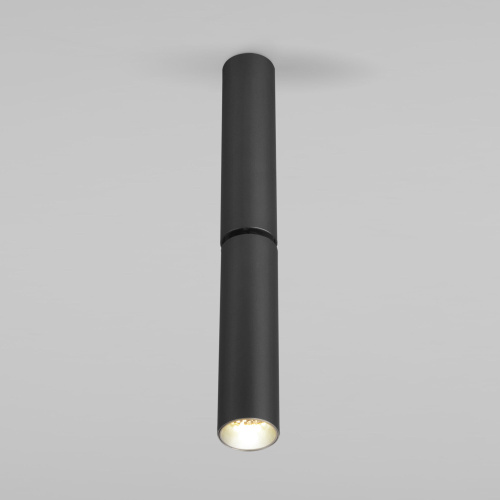 Накладной поворотный светодиодный светильник с антибликовой решеткой Pika 25029/LED 6W 4200K чёрный фото 3