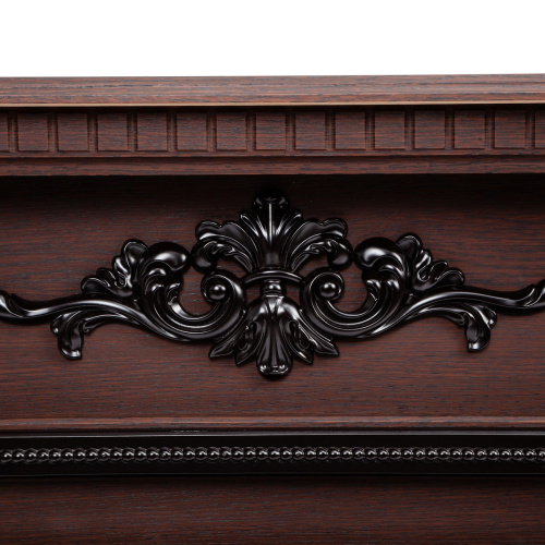 Электрокамин RealFlame Lilian DN орех с очагом Majestic Lux Brass фото 4