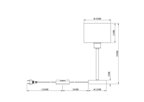 Настольная лампа Moderli V2732-1T Room фото 2