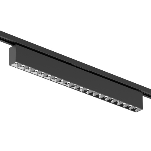DK6644-BK Поворотный однофазный трековый светильник EDDER со светодиодом L538mm 220V 40W 30° 4000K IP20 черный алюминий фото 2