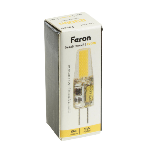 Лампа светодиодная Feron LB-424 G4 3W 12V 2700K фото 6