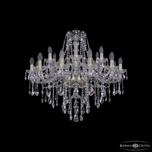 Люстра хрустальная 1415/12+6/300 G Люстра хрустальная 1415/12+6/300 G