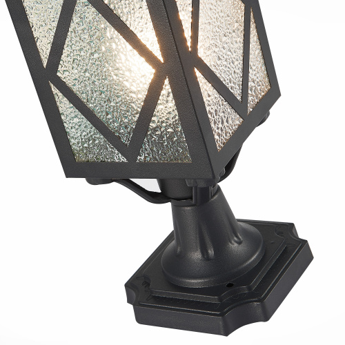 SL084.405.01 Светильник уличный наземный ST-Luce Черный/Черный, Прозрачный E27 1*60W LORNE фото 2