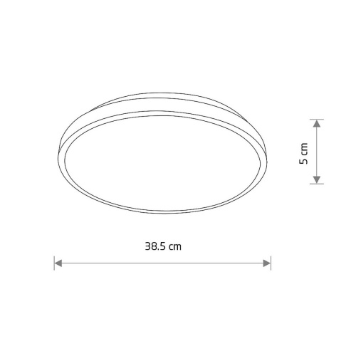 Потолочный cветильник Nowodvorski Agnes Round Led Pro Black 10972 фото 3