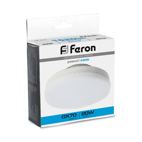 Лампа светодиодная Feron LB-473 GX70 20W 175-265V 6400K фото 3