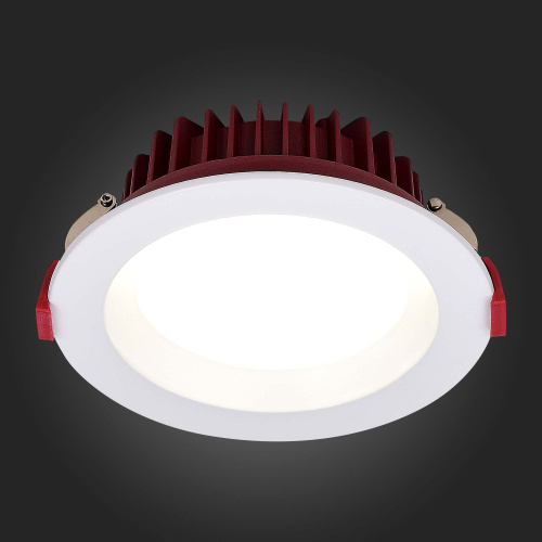 ST752.538.18 Св-к встр. Белый LED 1*18W 3000K 1 440Lm Ra80 100° IP44 D140xH52 100-240VV Встраиваемые светильники фото 5