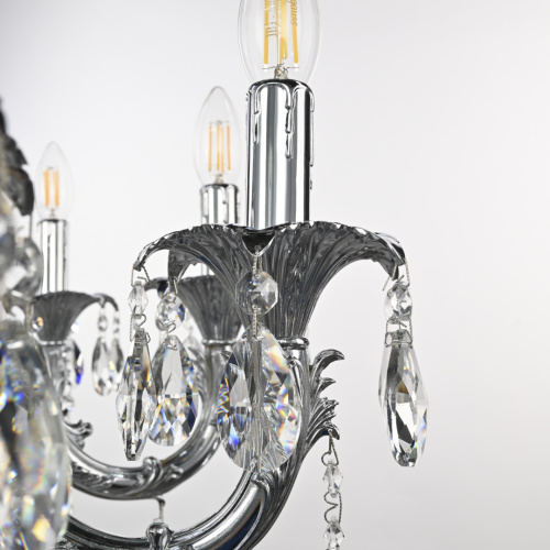 Люстра с хрустальными подвесками AL79101/10/250 A Ni Bohemia Ivele Crystal (Богемия Ивеле Кристалл) фото 8