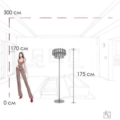 10438F Торшер LOFT IT Boucle фото 2 10438F Торшер LOFT IT Boucle фото 2