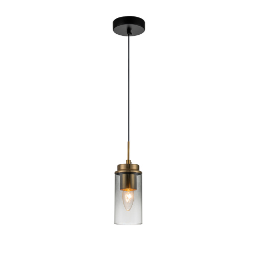 Подвесной светильник Escada 2118/1S E14*40W Black/Brass Подвесной светильник Escada 2118/1S E14*40W Black/Brass