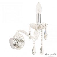 Бра хрустальные 107B/1/165 Ni Bohemia Ivele Crystal (Богемия Ивеле Кристалл)