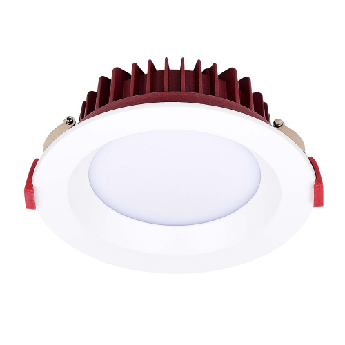 ST752.538.07 Св-к встр. Белый LED 1*7W 3000K 560Lm Ra80 100° IP44 D115xH47 100-240VV Встраиваемые светильники фото 3