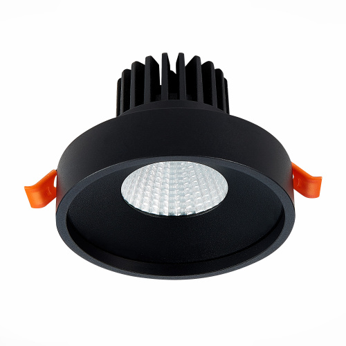 ST751.438.10 Св-к встр. Черный LED 1*10W 3000K 750Lm Ra>90 38° IP20 D100xH75 170-240V Встраиваемые светильники фото 2