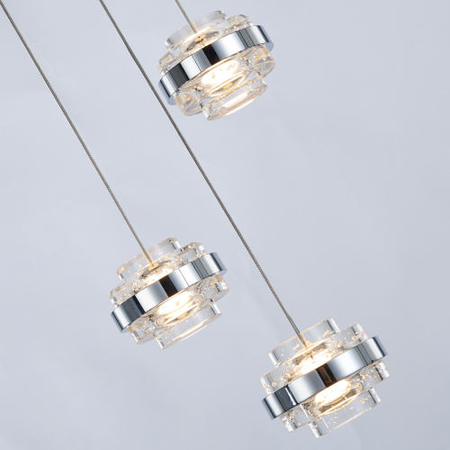 Подвесной светильник MD22030002-3A chrome/clear фото 3