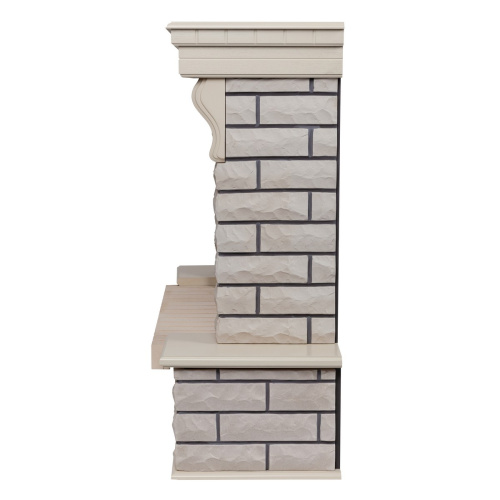 Каминокомплект COUNTRY/БРУКЛИН Бежевый дуб с очагом Электроочаг EPSILON/ЭПСИЛОН 33 фото 4