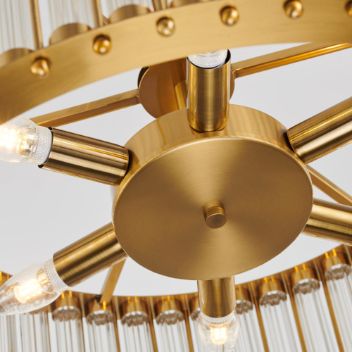 Люстра Cloyd RODERIC C6 / Ø61 см - латунь брашир. (арт.10641) фото 2