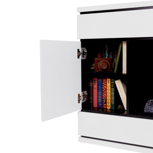 Каминокомплект VEGA/ВЕГА Белый матовый с очагом Электроочаг CASSETTE/КАССЕТА 1000 фото 4