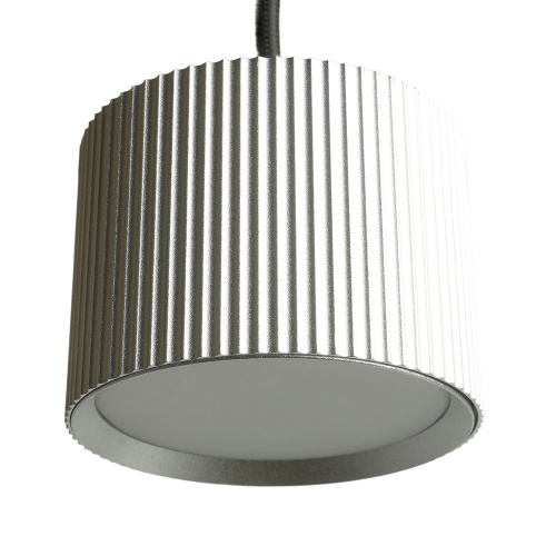 Светильник потолочный Feron Barrel HL4588 ARIA  levitation 12W, 230V, GX53, серебро + черный, на подвесе 1,7 м фото 6