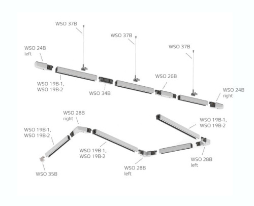 WSO 560 соединитель угловой гибкий (WSO 560 white) фото 3