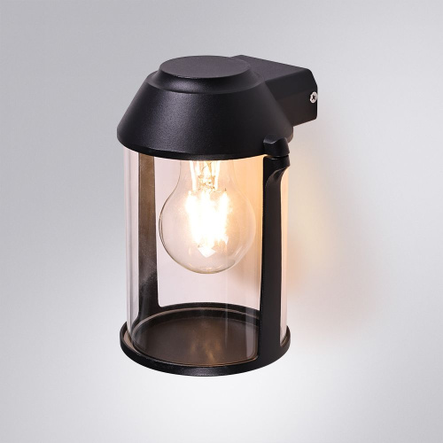 Уличный настенный светильник Arte Lamp Minchir A8306AL-1BK фото 2