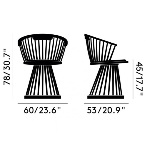 Стул Fan Black фото 2 Стул Fan Black фото 2