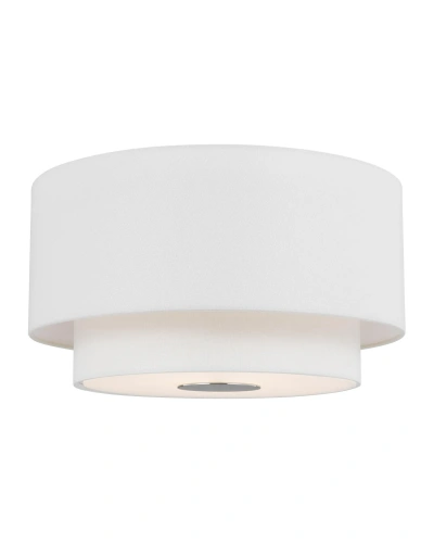 Серебряный потолочный светильник "Ларедо"