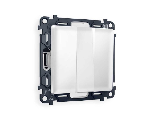 Комплект механизма 3-кл выключателя AMBRELLA VOLT ALFA Белый матовый QUANT (AP1250, VM133) MA125010